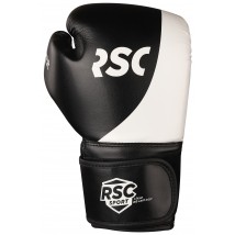 Перчатки боксёрские RSC POWER PU FLEX SB-01-135 10 унций Черно-белый