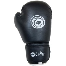 Перчатки боксёрские INDIGO PU PS-790 8 унций Черный
