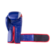Перчатки боксерские Knockout BGK-2266, 12 oz, к/з, синий